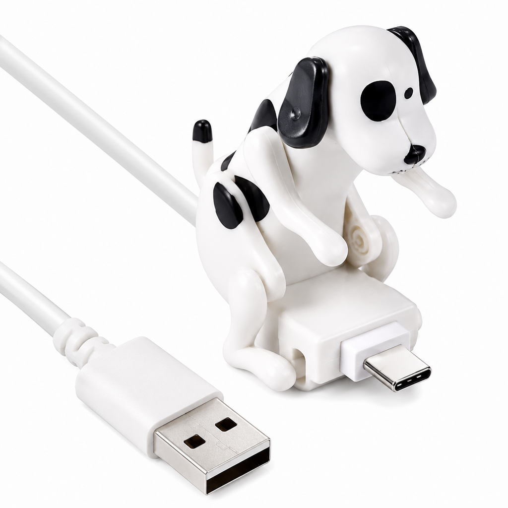 Cute Funny Dog Charging Cable