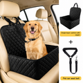 Waterproof Scratch Resistant Dog Car Seat Cover Hammock Protector Pet Travel Rear Seat Bench Auto Accessories Dog Accessories